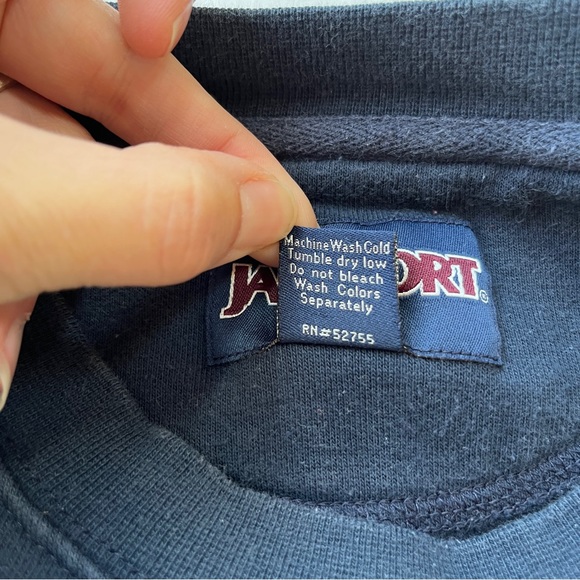 Jansport UVA (University of Virginia) Navy Blue Crewneck Sweatshirt - Size XS - Picture 11 of 11